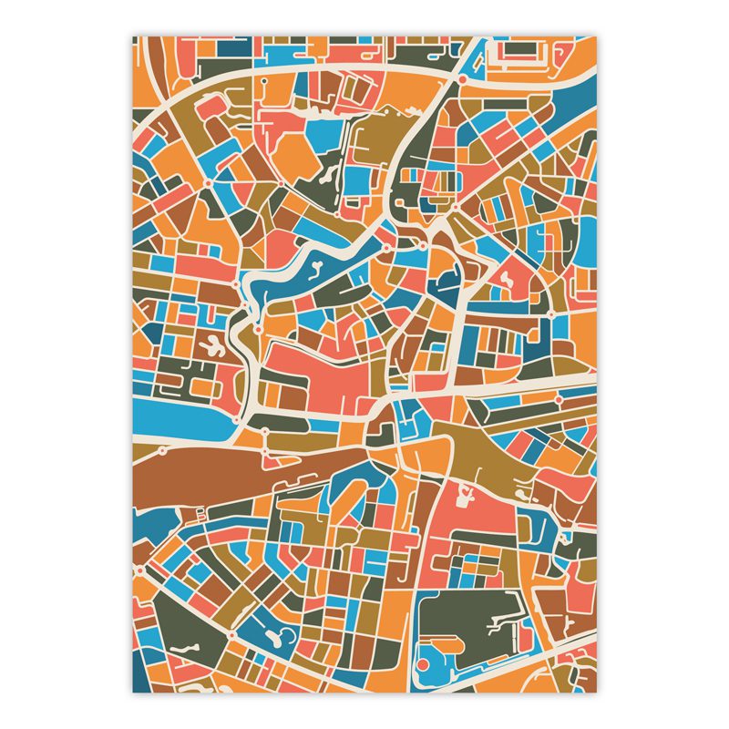 Plattegrond Leeuwarden — product photo